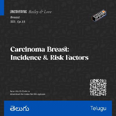 S.01 Ep.15 Carcinoma Breast: Incidence & Risk Factors_Telugu