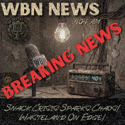WBN 404 AM Breaking News: Snack Crisis Sparks Chaos! Wasteland On Edge!