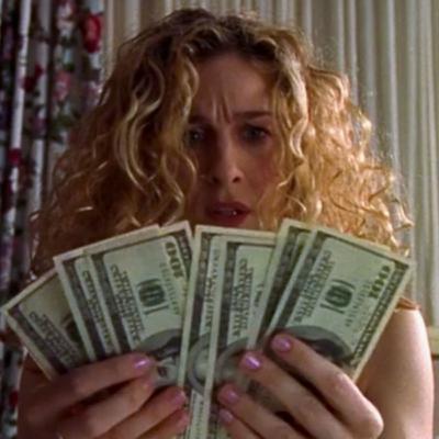 "The Power of the Female Sex" Sex and the City (S1, E5) Carrie gets $1,000!
