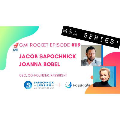 Jacob Sapochnick & Joanna Bobel, PassRight: Talent visa startup acquired!