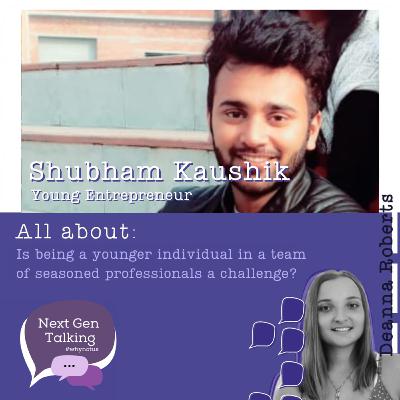 Is being a younger individual in a team of seasoned professionals a challenge?