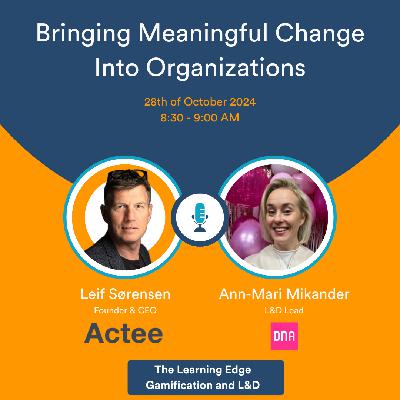 Bringing Meaningful Change Into Organizations - with Ann-Mari Mikander