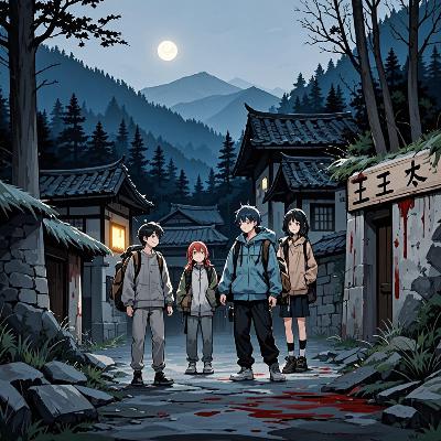 惊险！四人探险深山竟遇流血纸人｜民间鬼故事
