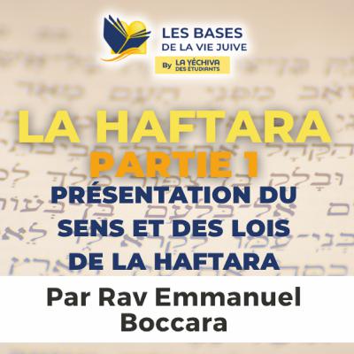 La Haftara, partie 1 La Haftara, partie 1