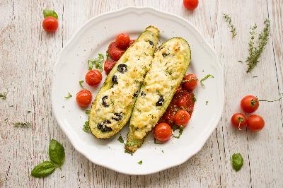 Saber Vegano 019: Calabacines rellenos