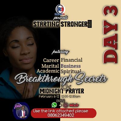 Starting Stronger Day 3 Replay Starting Stronger Day 3 Replay