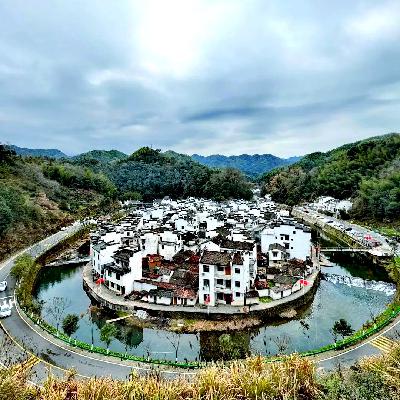 中国最圆村庄——江西上饶婺源县菊径村