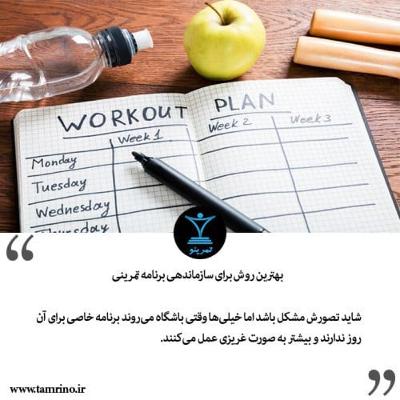 طراحی یک برنامه تمرینی بدنسازی (هوش مصنوعی)