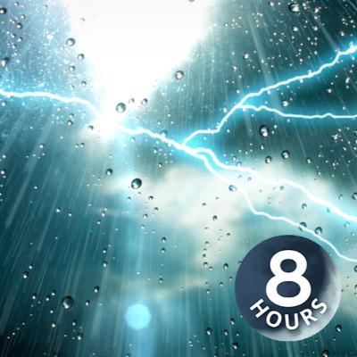Gök Gürültüsü ve Yağmur Uyku Sesleri Beyaz Gürültüsü | Doğa Sesleriyle Uykuya Dalın ve Deliksiz Uyuyun (8 saat)