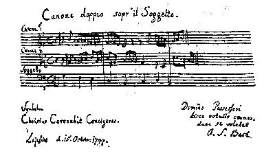 What Did Bach's Business Card Sound Like?