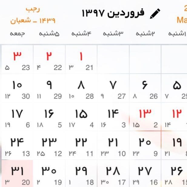 ماه فروردین