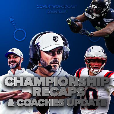 Patriots und Seahawks stehen im SuperBowl, Jesse Minter ist neuer Ravens HC und Mike McCarthy die Steelers Hoffnung?