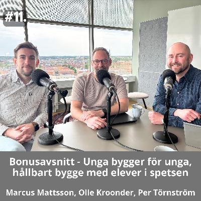 11 Bonusavsnitt - Unga bygger för unga, hållbart bygge med elever i spetsen
