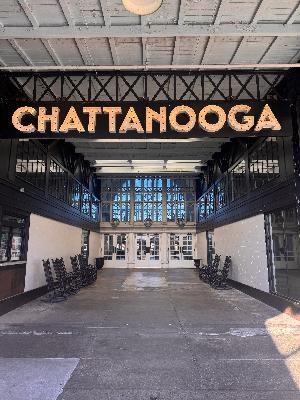 Day 2 to You Powered, stopping at the Choo Choo Hotel in Chattanooga Tennessee