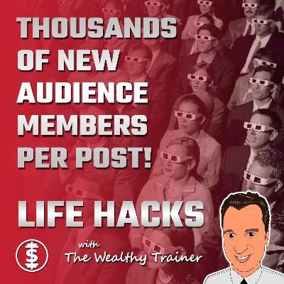 Thousands of NEW audience members PER blog post!