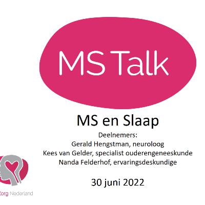 MS Talk: MS en Slaap