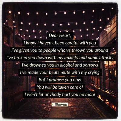 A poem- Dear heart