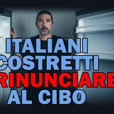 🍽️ Italiani costretti a rinunciare al cibo