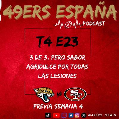 49ers España Podcast. T4 E23. 3 de 3, pero sabor agridulce por todas las lesiones