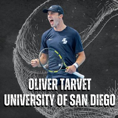 ITA All American National Champion and Faced Carlos Alcaraz this year, Oliver Tarvet