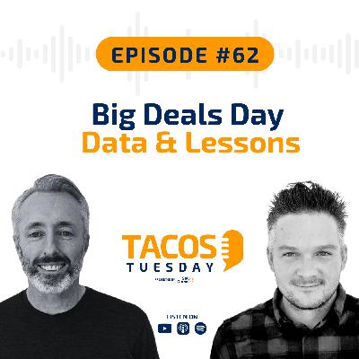 Ep 62 - Big Deals Day - Data & Lessons Ep 62 - Big Deals Day - Data & Lessons