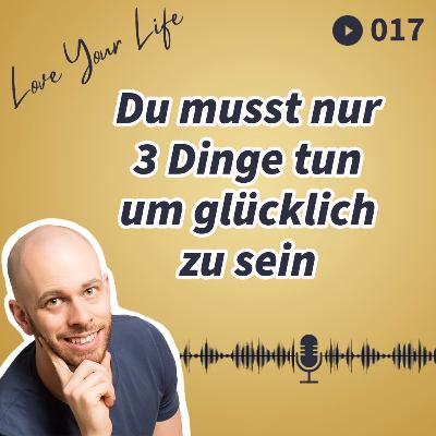 017 - Du musst nur 3 Dinge tun, um glücklich zu sein 017 - Du musst nur 3 Dinge tun, um glücklich zu sein