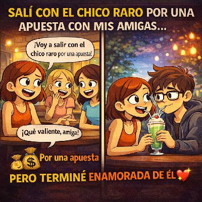 Sali con EL CHICO RARO por una APUESTA con mis AMIGAS pero termine ENAMORADA DE él