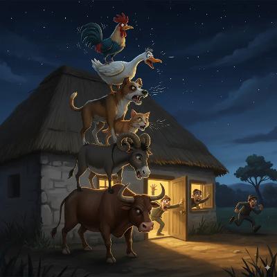 The Seven Old Animals and the Robbers' House - African Folk Tale The Seven Old Animals and the Robbers' House - African Folk Tale