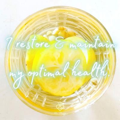 #31 I restore & maintain my optimal health. わたしは最適な健康を回復し、維持しています。癒す者としての視点（５）