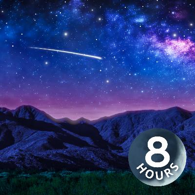 Relaxing White Noise to Sleep | 8 Hours of Serenity Amongst the Stars