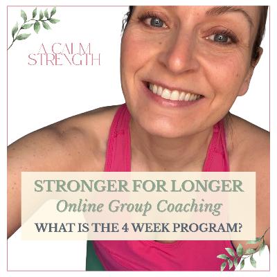 The STRONGER FOR LONGER 4 Week Program The STRONGER FOR LONGER 4 Week Program