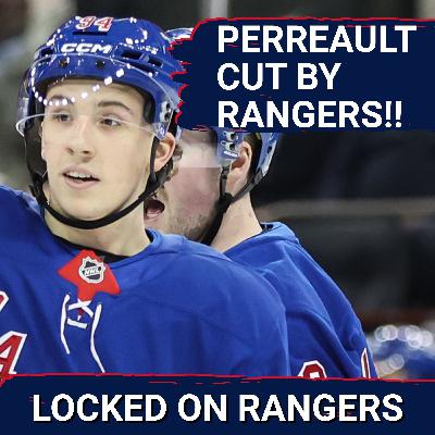 Gabe Perreault, Scott Morrow CUT by Rangers!! Rangers FLAT in 4-1 preseason loss to Bruins!