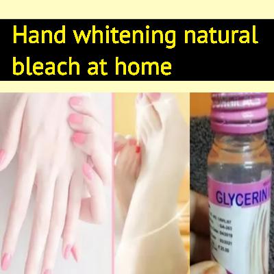 Hand whitening natural bleach at home |हाथों पर सालो जमी मैल गंदगी बदबू मिनटों में साफ करे
