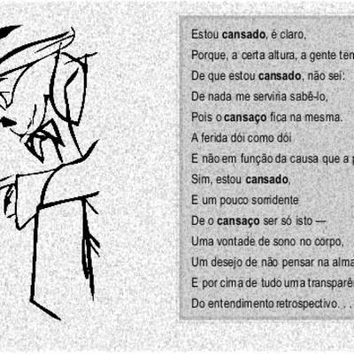 Estou Cansado é claro - Álvaro de Campos