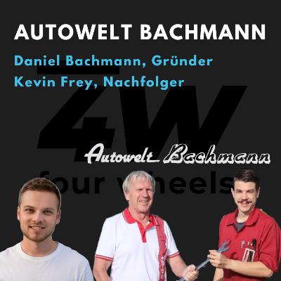 061 - Autowelt Bachmann - Audi Quattro, Generationenwechsel und die Zukunft der Klassiker - Dani Bachmann und Kevin Frey - four wheels Podcast