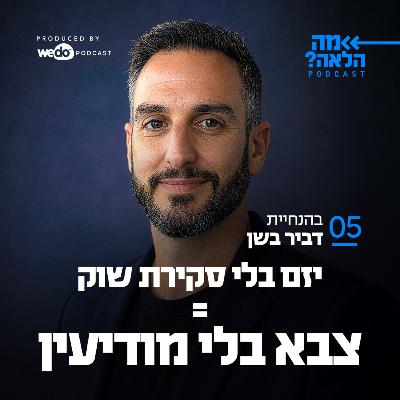 פרק 5 - יזם בלי סקירת שוק = צבא בלי מודיעין פרק 5 - יזם בלי סקירת שוק = צבא בלי מודיעין