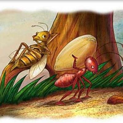 Leitura da Fábula: A cigarra e a formiga
