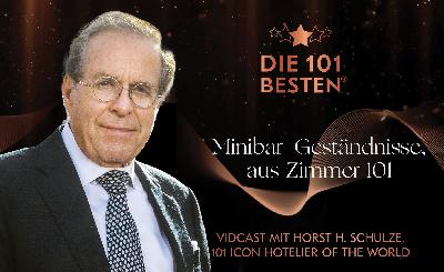 Horst Schulze auf Besuch an der "Minibar im Zimmer 101"