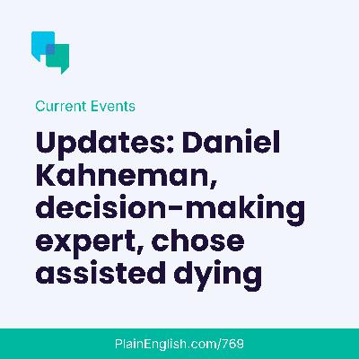 Updates: Daniel Kahneman, new euro, Rust movie Updates: Daniel Kahneman, new euro, Rust movie