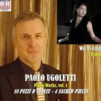 L'album 10 Pezzi d'Estate e 4 Sacred Pieces di P. Ugoletti presentato dall'autore e dalla pianista.