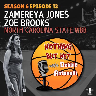 Zoe Brooks and Zam Jones, NC State WBB