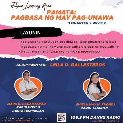 PAMATA: Pagbasa ng may Pang-unawa