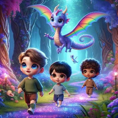 "El Misterio del Bosque: Aventura Brillante de Noah"