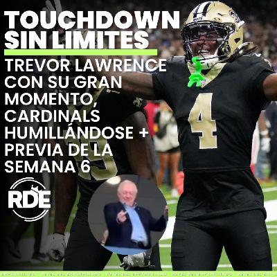 Trevor Lawrence con su gran momento, Cardinals humillándose + previa de la semana 6