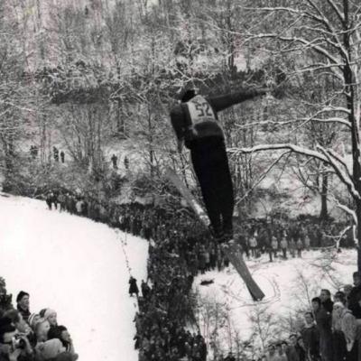 Die Skisprungschanze an der Hundsschüppe Die Skisprungschanze an der Hundsschüppe