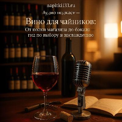 Аудио подкаст- Вино для чайников: От полки магазина до бокала — гид по выбору и наслаждению Аудио подкаст- Вино для чайников: От полки магазина до бокала — гид по выбору и наслаждению