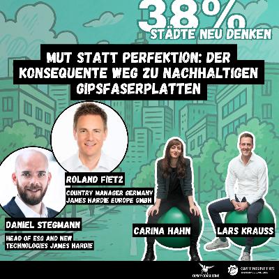 38% Städte neu denken: Mut statt Perfektion: der konsequente Weg zu nachhaltigen Gipsfaserplatten | mit James Hardie 38% Städte neu denken: Mut statt Perfektion: der konsequente Weg zu nachhaltigen Gipsfaserplatten | mit James Hardie