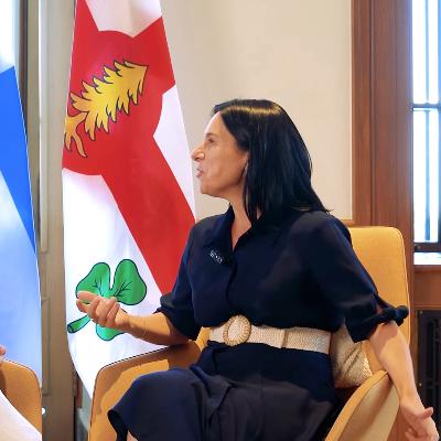 Valérie Plante avec Lambert