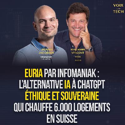 Euria par Infomaniak, l’alternative IA éthique et souveraine à chatGPT, qui chauffe 6.000 logements en Suisse Euria par Infomaniak, l’alternative IA éthique et souveraine à chatGPT, qui chauffe 6.000 logements en Suisse