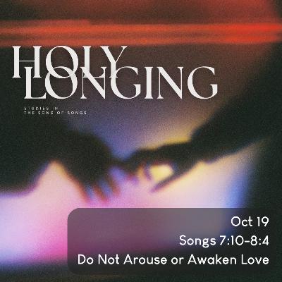 Holy Longing: The Song of Songs - Do Not Arouse or Awaken Love - Songs 7:10-8:4